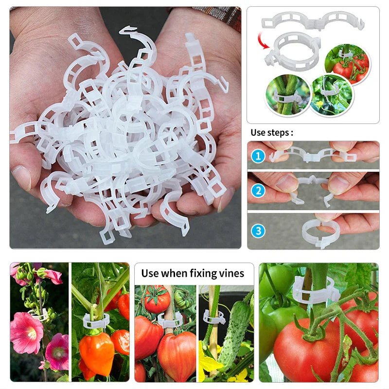 Pflanzenstützclips für Gartenarbeit 5