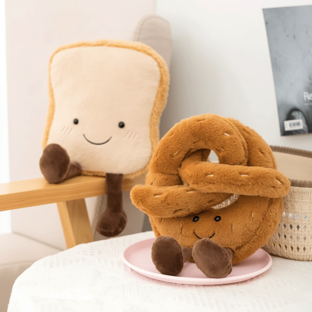 Plüsch-Spielzeug Brotdesign für Kinder und Erwachsene 1