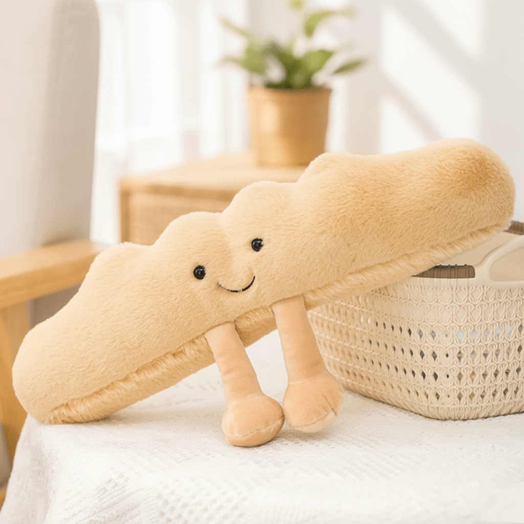 Plüsch-Spielzeug Brotdesign für Kinder und Erwachsene 3