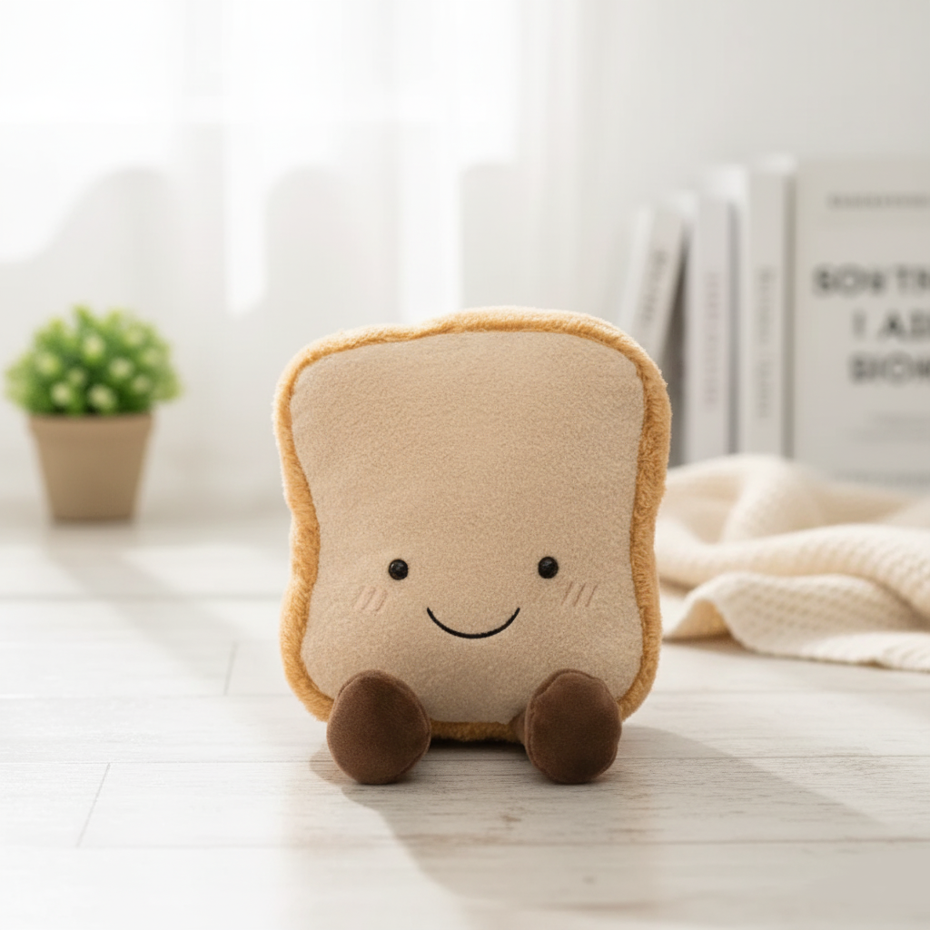 Plüsch-Spielzeug Brotdesign für Kinder und Erwachsene 4