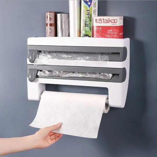 Praktischer Küchenrollen- und Folienspender 1