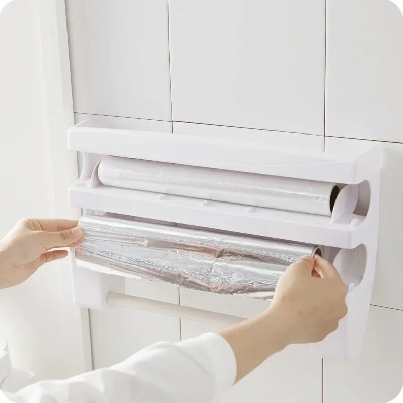 Praktischer Küchenrollen- und Folienspender 2
