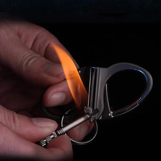 Praktischer Schlüsselanhänger Feuerzeug für Outdoor-Aktivitäten 3