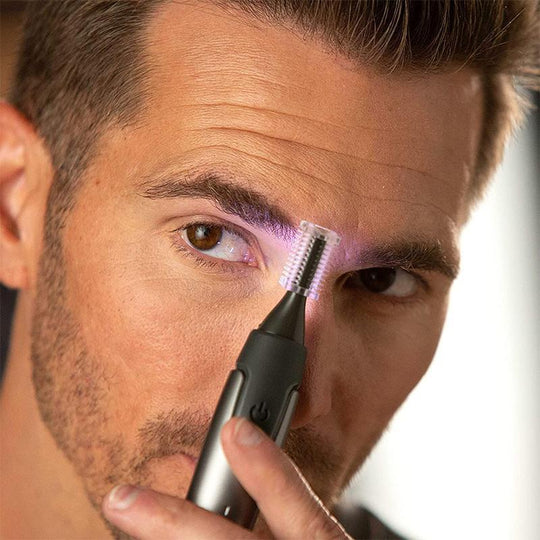 Präzisionstrimmer für Männer und Frauen – Kabelloser Gesichtshaarentferner mit Ultrathin Klinge 0