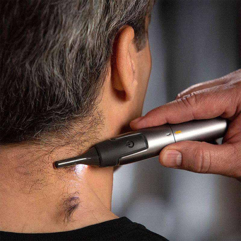 Präzisionstrimmer für Männer und Frauen – Kabelloser Gesichtshaarentferner mit Ultrathin Klinge 2