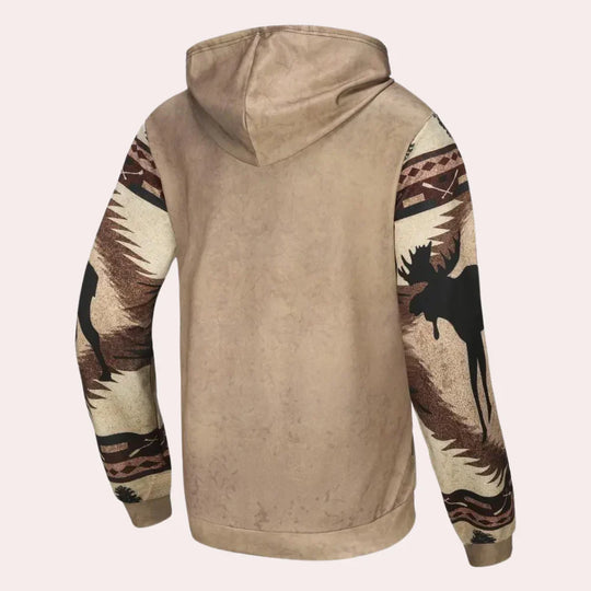 Herrenpullover Lässig Baumwolle Bequem Kapuzenpullover-2