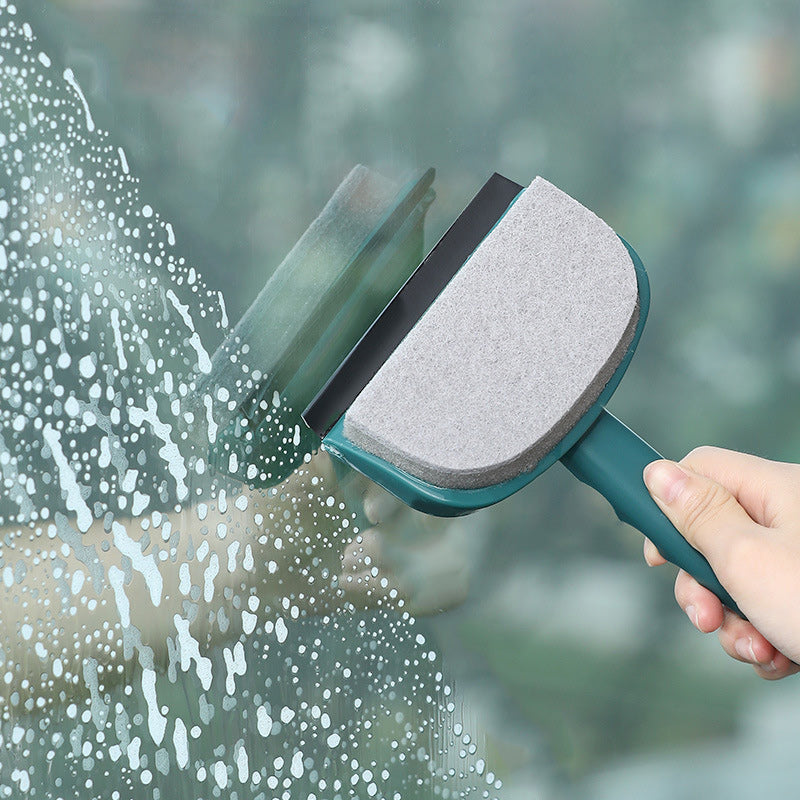 Reinigungsbürste für Glas und Spiegel 2-in-1 mit Kompaktgriff 5