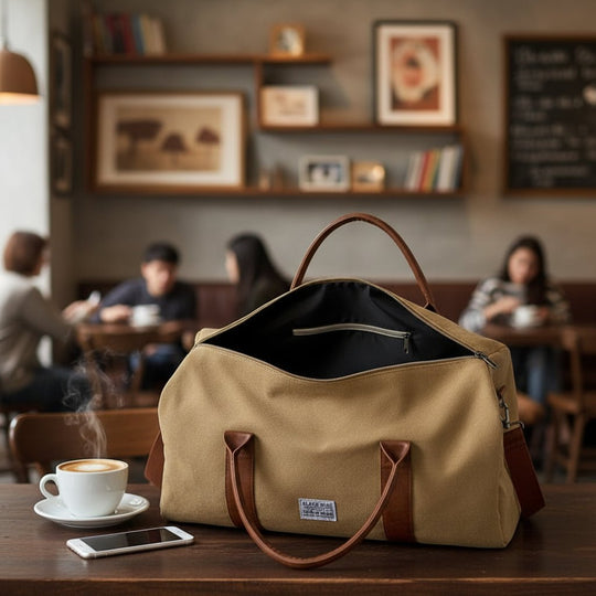 Reisetasche für Herren und Damen im Vintage-Stil 10