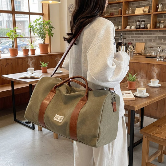 Reisetasche für Herren und Damen im Vintage-Stil 4