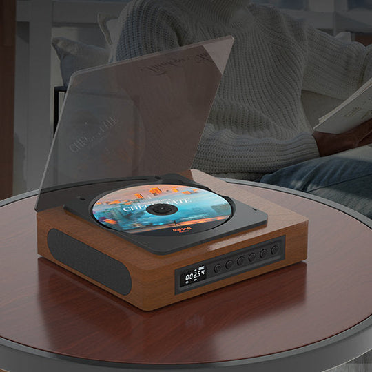 Retro CD Player Bluetooth mit FM-Radio für Zuhause und Büro 1