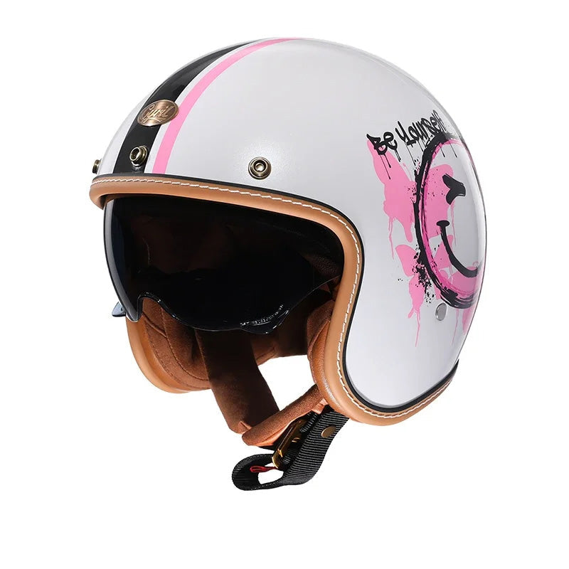 Retro Jethelm Offener Helm für stilvolle Fahrten 3