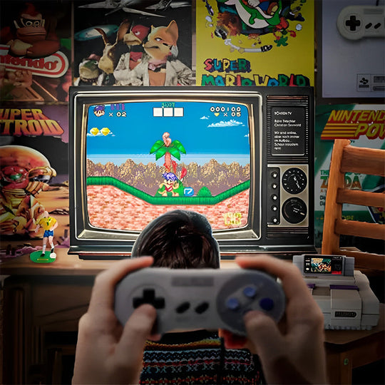 Retro Spielekonsole für Kinder mit 926 Spielen – Plug-and-Play, HD-TV-kompatibel, Zwei-Spieler-Modus 3