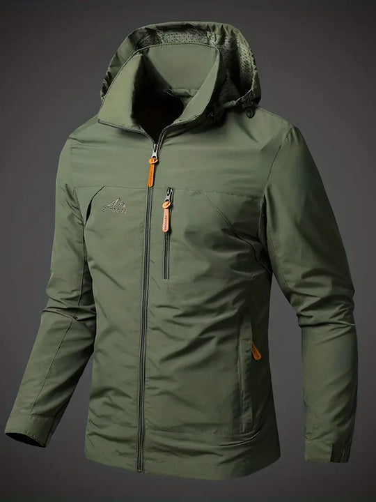 Variant image for Herren Regenjacke mit Kapuze wasserdicht und winddicht-1