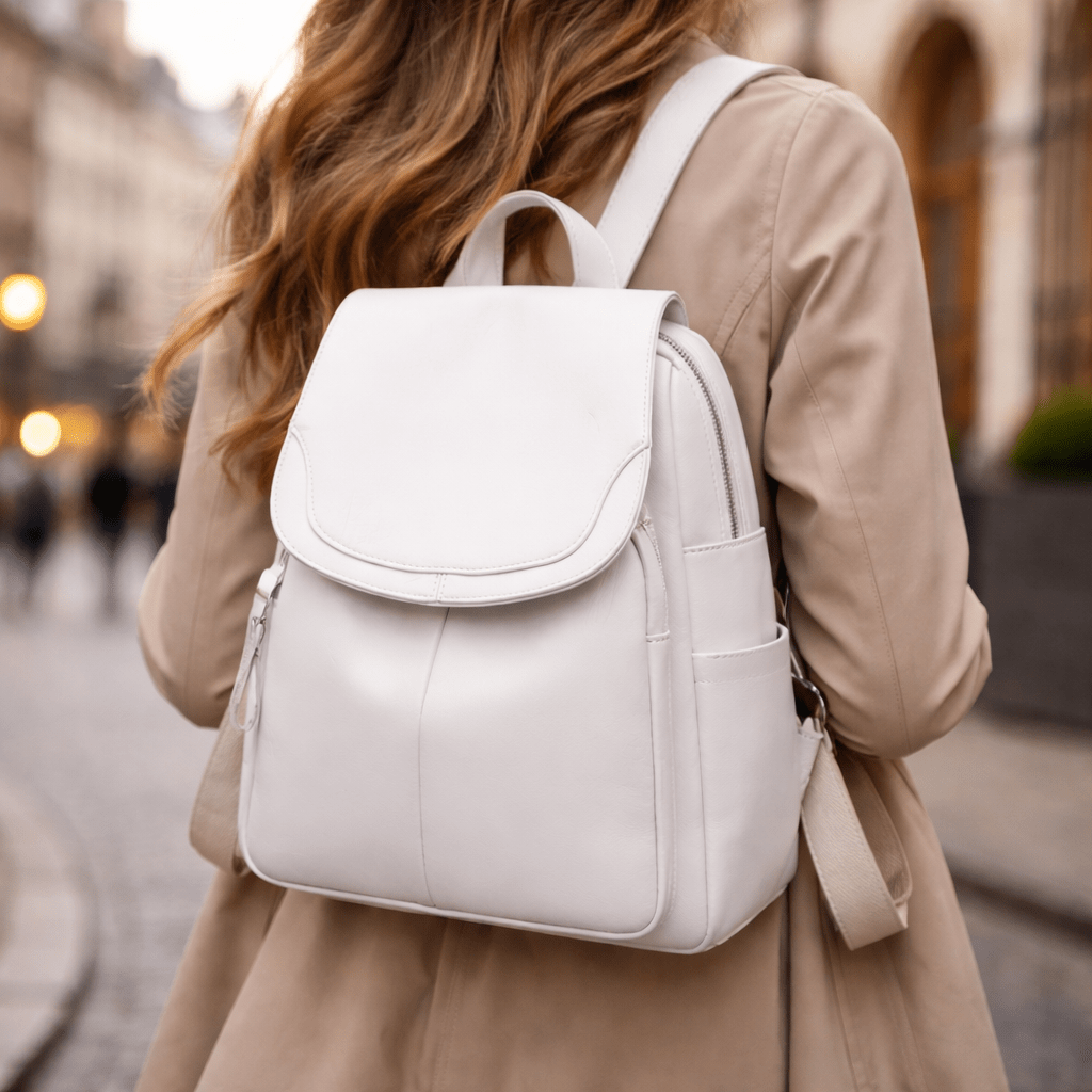 Rucksack Damen Modern mit Anti-Diebstahl Design und Organisierter Innenaufteilung 0