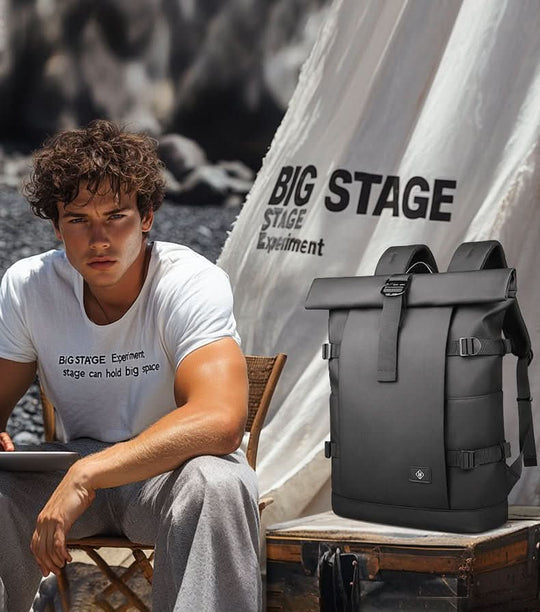 Rucksack Herren Erweiterbar für Laptop und Outdoor-Abenteuer 3
