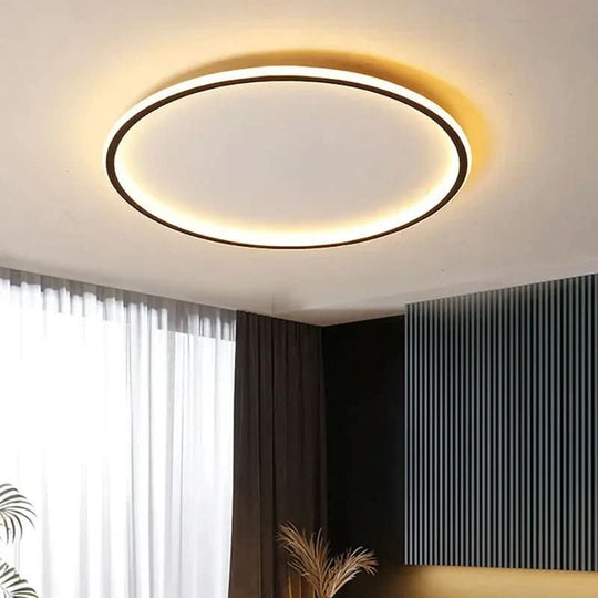 Runde LED-Deckenleuchte im skandinavischen Stil 0
