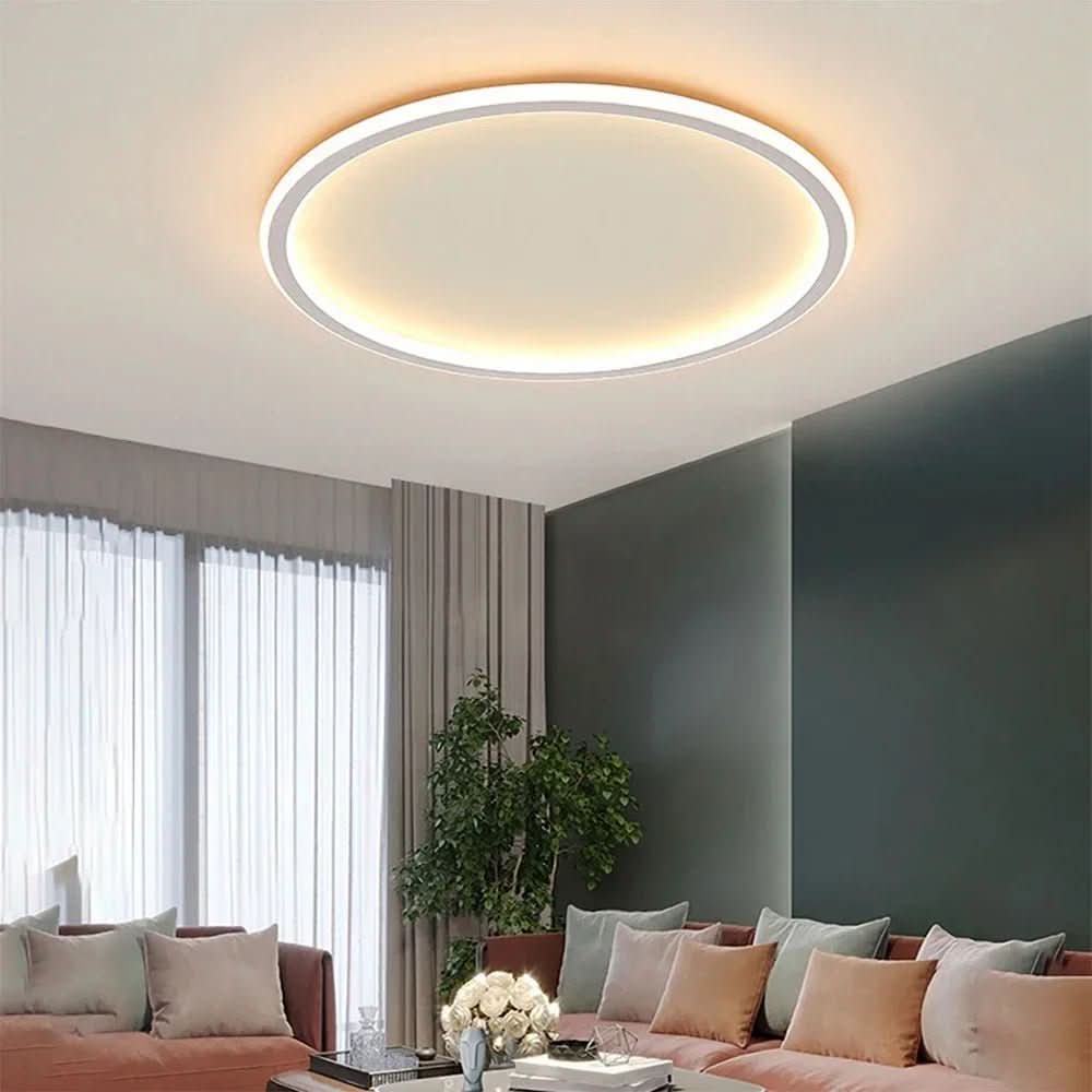 Runde LED-Deckenleuchte im skandinavischen Stil 1