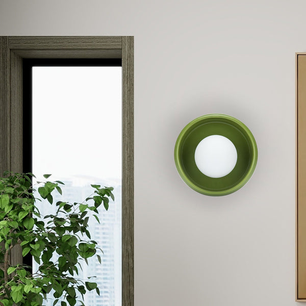 Runde Wandleuchte Circo im modernen Design 6