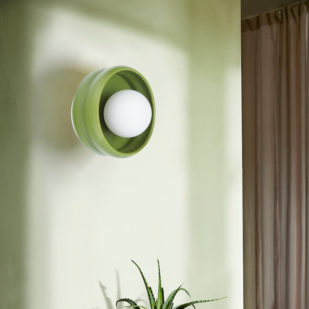 Runde Wandleuchte Circo im modernen Design 7