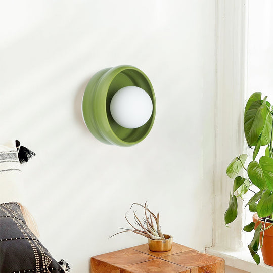 Runde Wandleuchte Circo im modernen Design 8