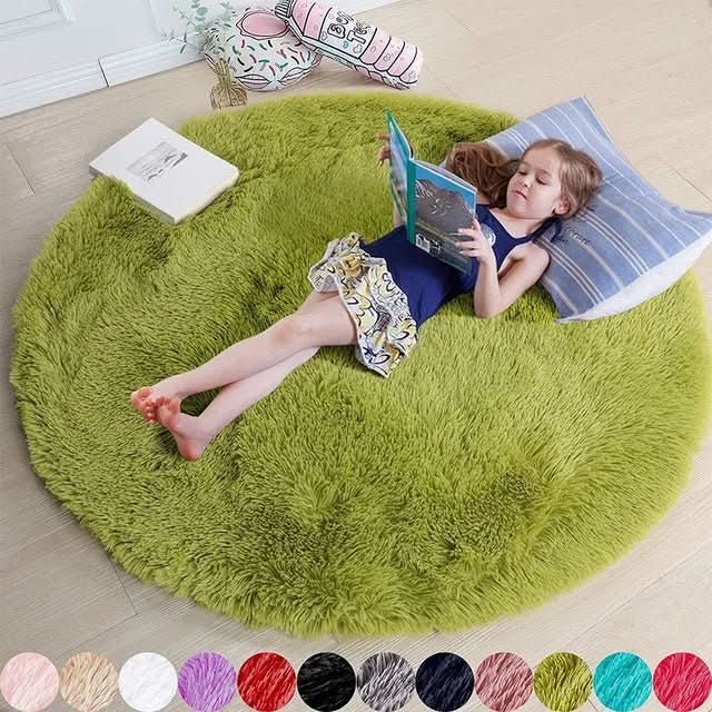 Runder Teppich für Wohn- und Schlafzimmer 0