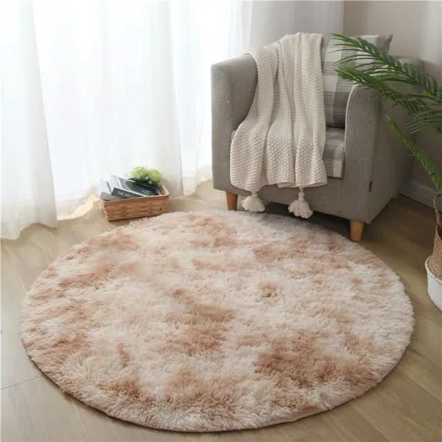Runder Teppich für Wohn- und Schlafzimmer 1