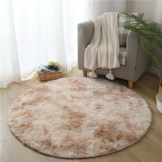 Runder Teppich für Wohn- und Schlafzimmer 1