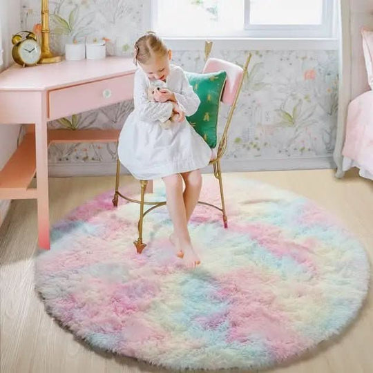 Runder Teppich für Wohn- und Schlafzimmer 2