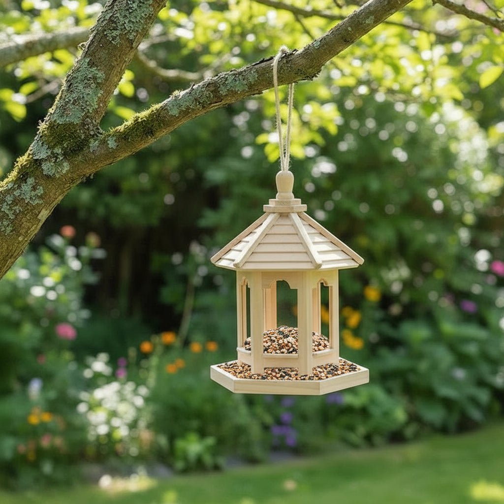 Rustikales Vogelhaus Mit Integriertem Wassersystem Für Garten Und Terrasse Kaufen 3