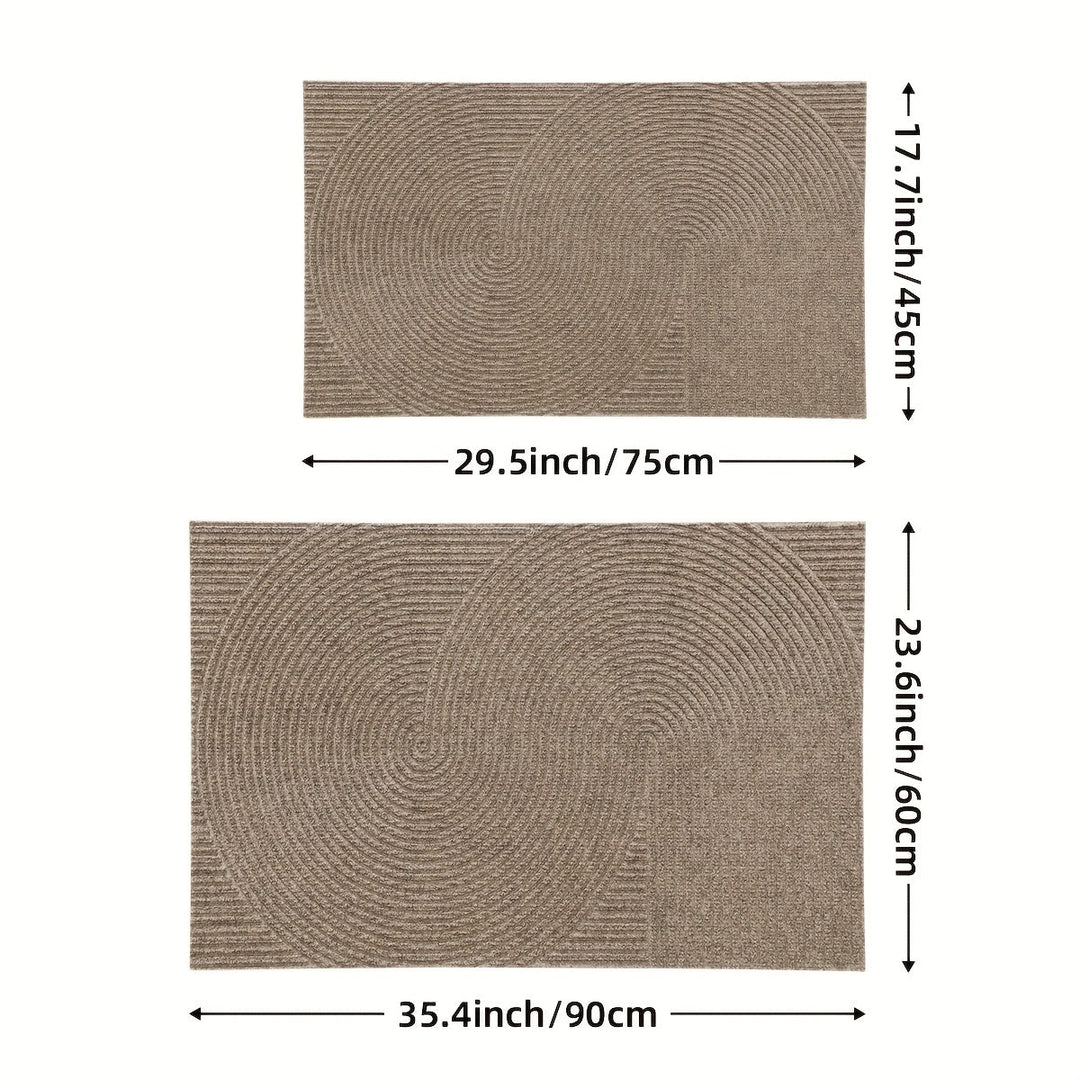 Rutschfeste Fußmatte Schmutzfangmatte Geometrisches Muster Für Innen Und Außen 3