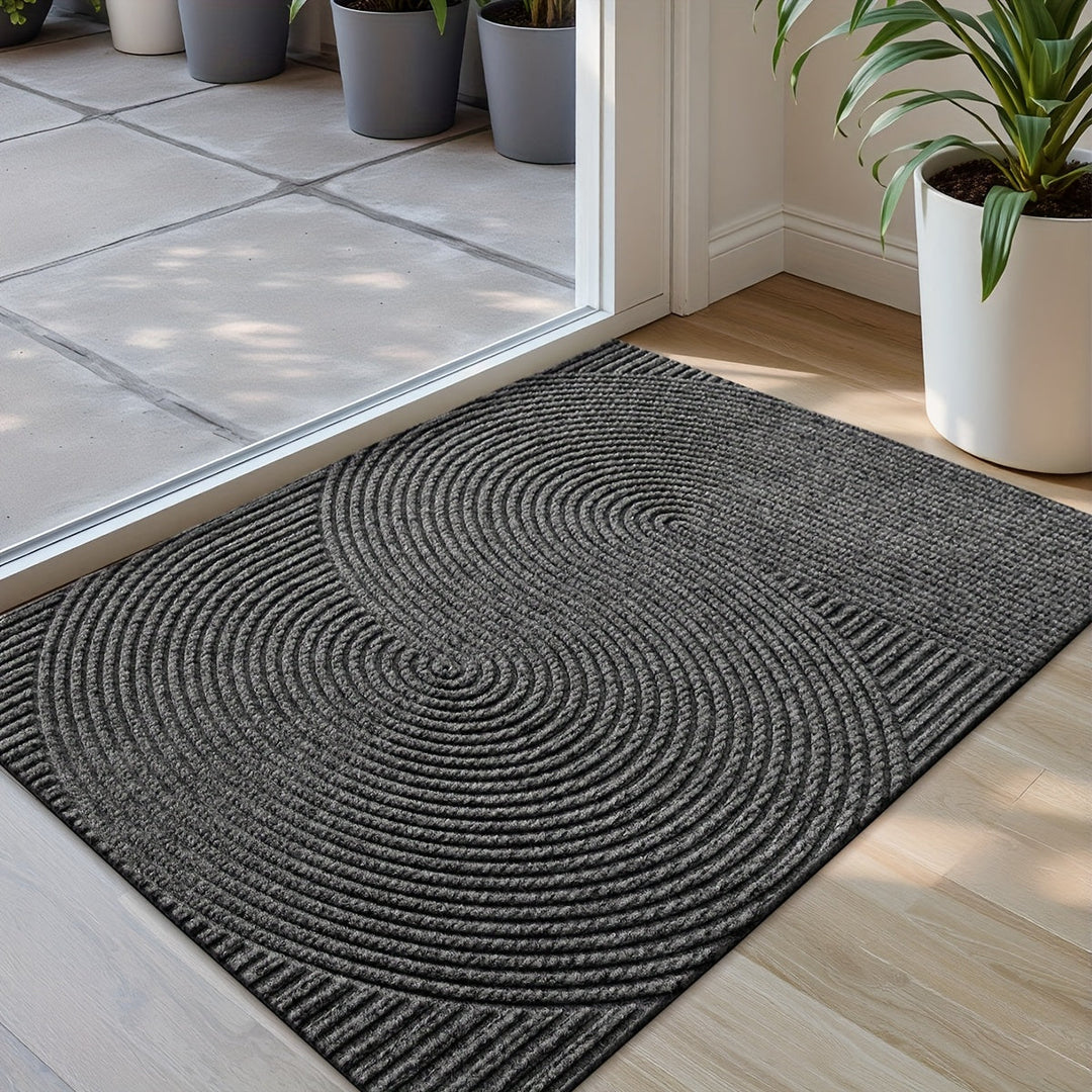 Rutschfeste Fußmatte Schmutzfangmatte Geometrisches Muster Für Innen Und Außen 7