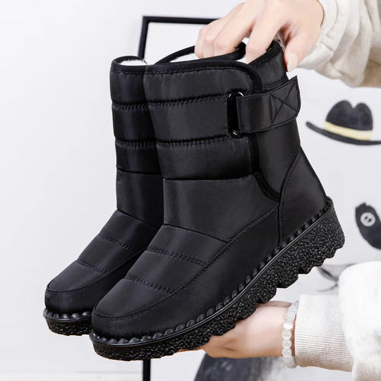 Rutschfeste, wasserdichte Damen-Schneestiefel 0