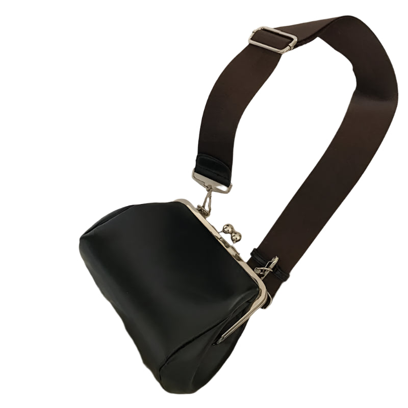 Damen Handtasche Elegantes Minimalistisch PU-Leder Crossbody Tasche 1