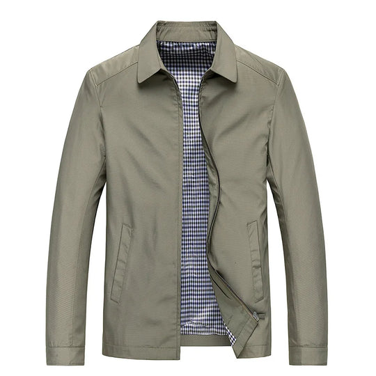 Herrenjacke Business Casual Leichte Baumwoll-Polyester-Mischung 4