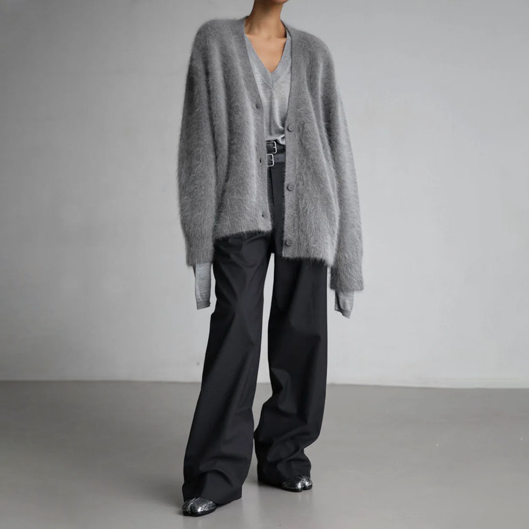 Damen Strickjacke Elegantes Design Hochwertige Baumwollmischung 4