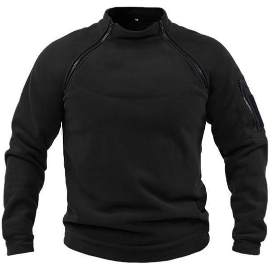 Herren Jagdweste Taktisch Fleece Warm Wetterfest Mit Praktischen Taschen 1