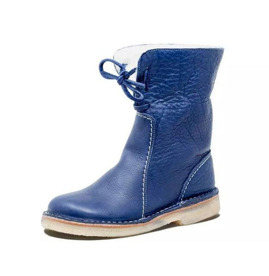 Damen Stiefel Wasserdicht Fleece mit Weichem Wollfutter 2
