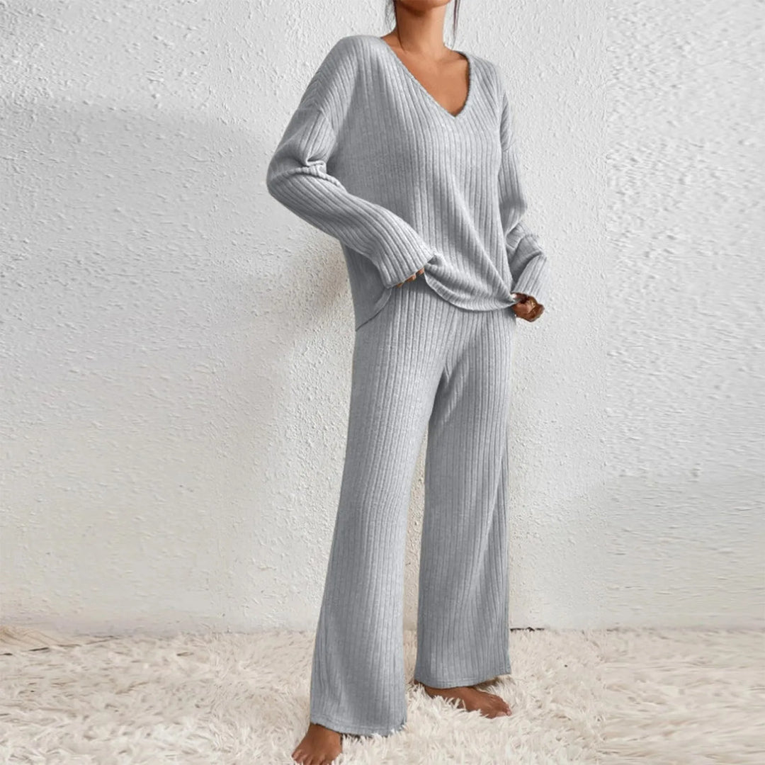 Variant image for Damen Winterset Pullover und Hose Baumwoll-Polyester-Mischung-31