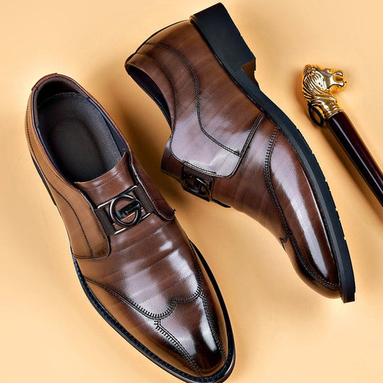 Herren Schuhe Elegantes Design Kunstleder Bequeme Passform 3