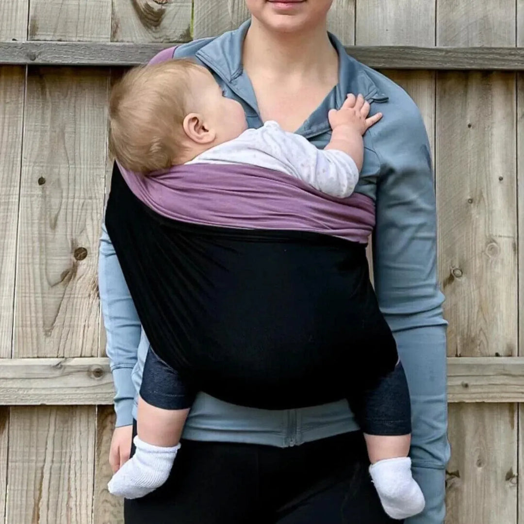 Variant image for Babytrage Wendbar Beige Bio-Baumwolle Für Neugeborene Haut-zu-Haut Tragehilfe-2