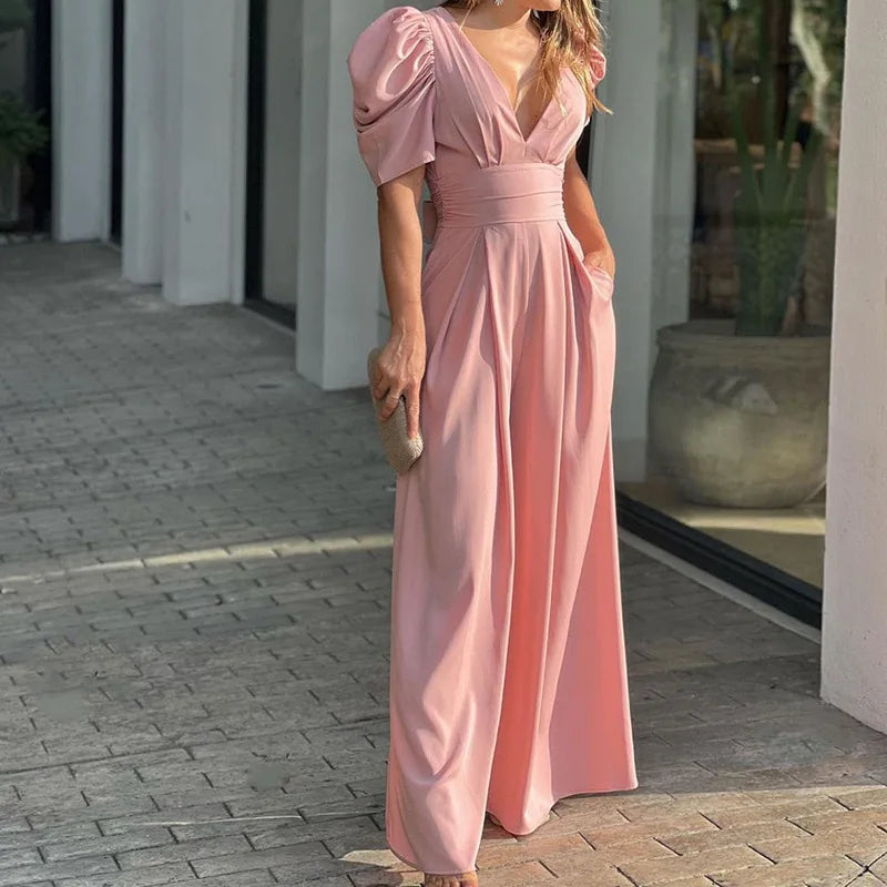 Damen Jumpsuit Festlich Elegantes Design Hochwertige Materialien-1