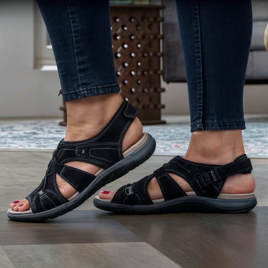 Sandalen mit runder, offener Zehenpartie 2