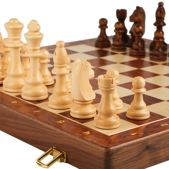 Schachspiel Faltbar Für Strategische Denker - Schachbrett Kaufen 4
