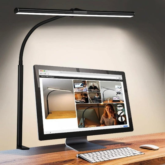 Schreibtischlampe mit flexiblem Schwanenhals für Büro und Zuhause 0