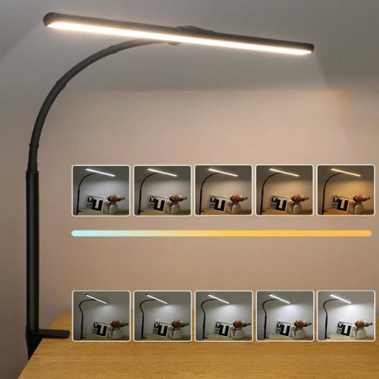 Schreibtischlampe mit flexiblem Schwanenhals für Büro und Zuhause 1