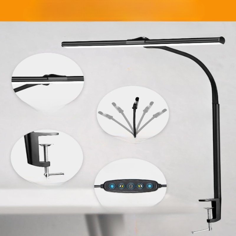 Schreibtischlampe mit flexiblem Schwanenhals für Büro und Zuhause 3
