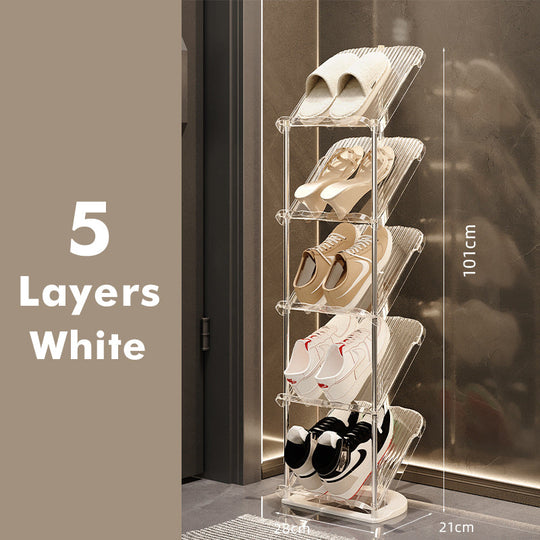 Schuhregal Transparent Stapelbar für Zuhause 3