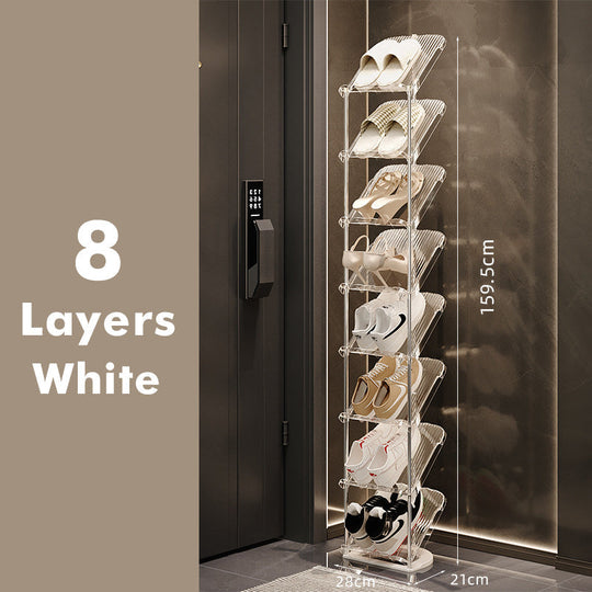 Schuhregal Transparent Stapelbar für Zuhause 6