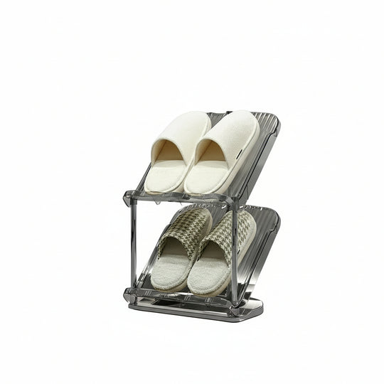 Schuhregal Transparent Stapelbar für Zuhause 7