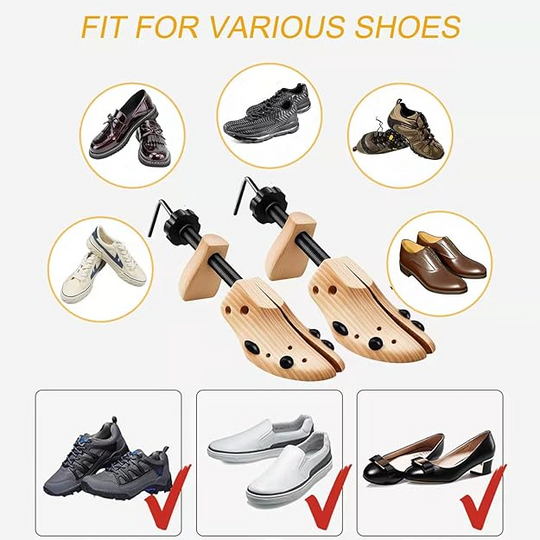 Schuhspanner für optimale Passform und Komfort, Verstellbarer Schuhdehner für alle Schuhtypen 3